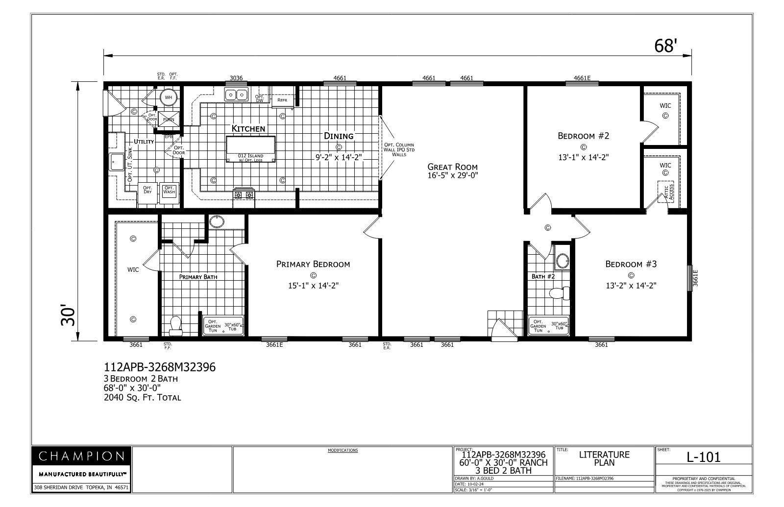 Click to enlarge Henderson Modular — floor plan