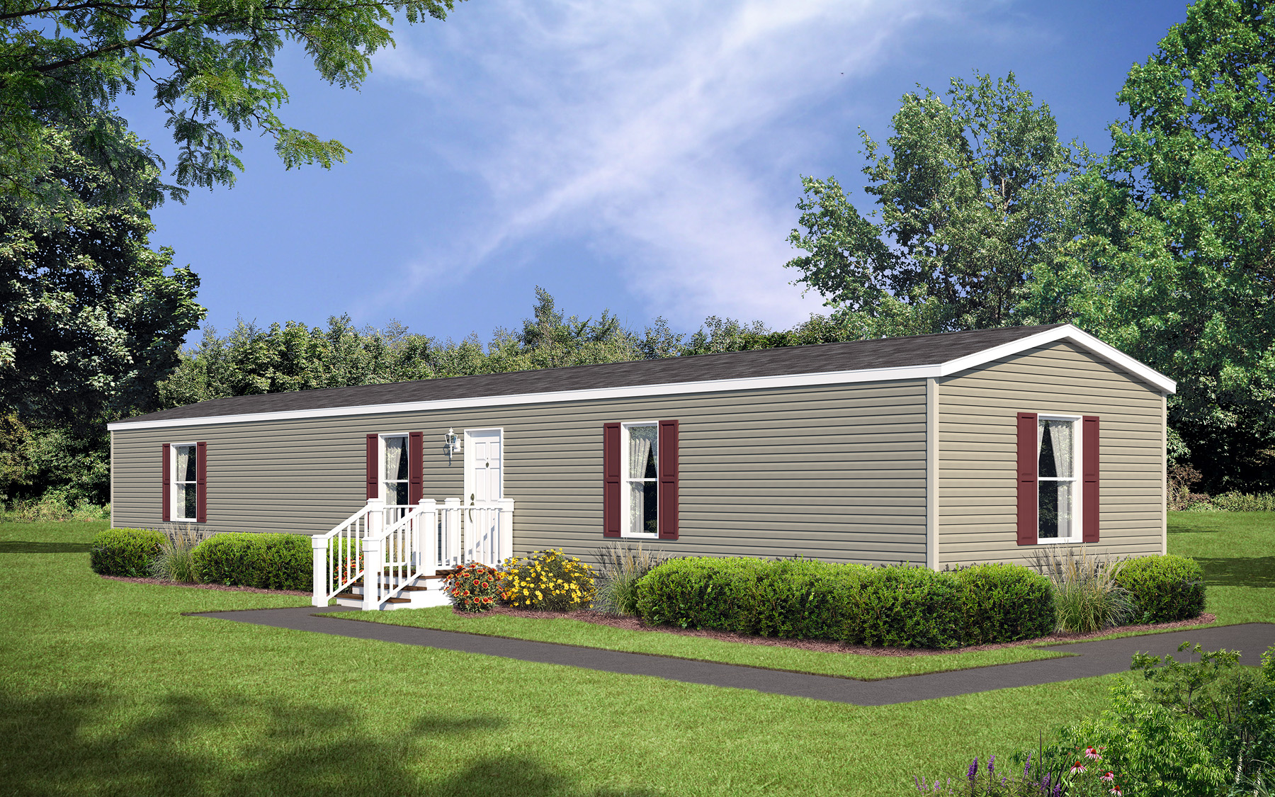 Click to enlarge Prime 1672H32P01 Single Wide — floor plan